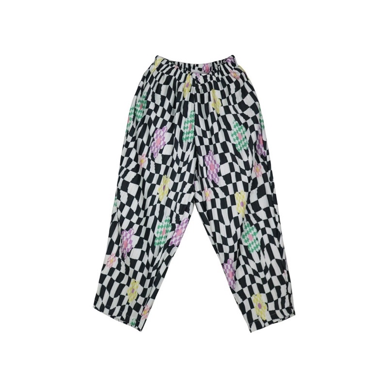 Hayka Pleats Pants White Nadjani