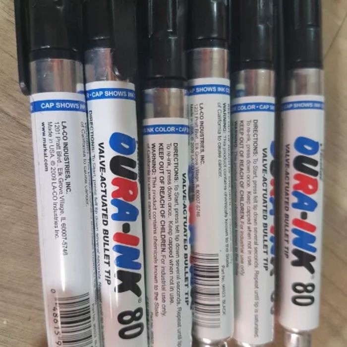 

TST | Paint Tube Marker DURA-INK 80 Spidol Permanent Made in USA