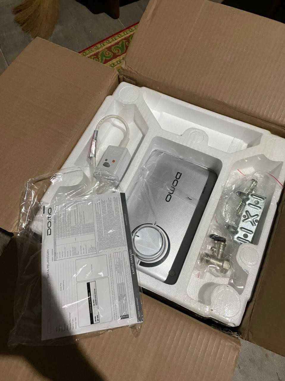 Water Heater Storage Listrik Domo Da 4015 15 Liter 350 Watt