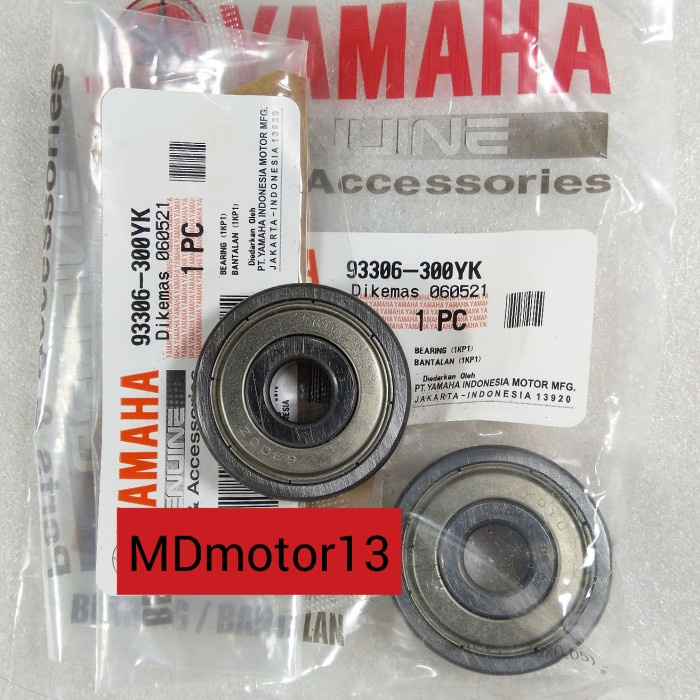 Bearing Laher Roda Depan Set Mio M3 Mio Z Blue Core Ori Asli Yamaha