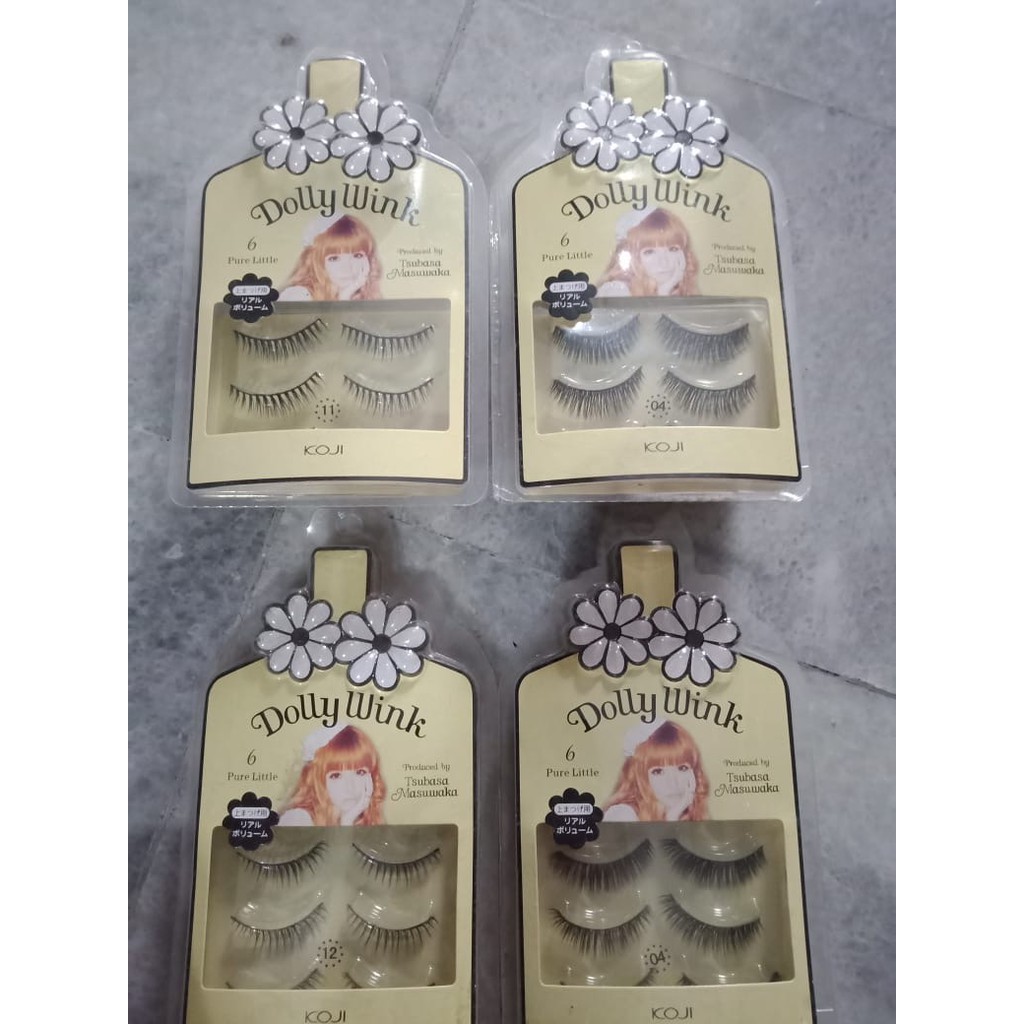 Bulu Mata Dolly Wink isi 3 psg FAKE EYELASHES PALSU BULUMATA EYELASH