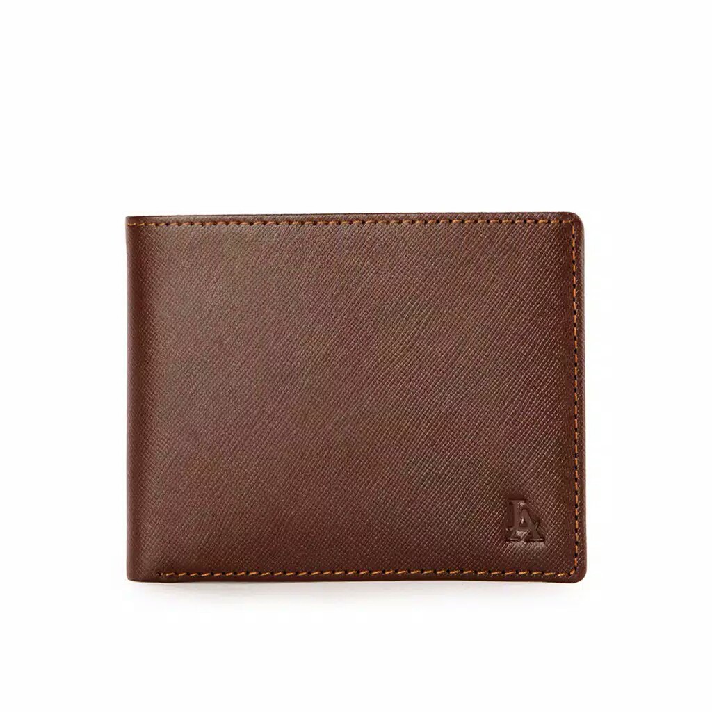 Louis Andreano - Dompet Pria Bifold Signature Slim - Cokelat