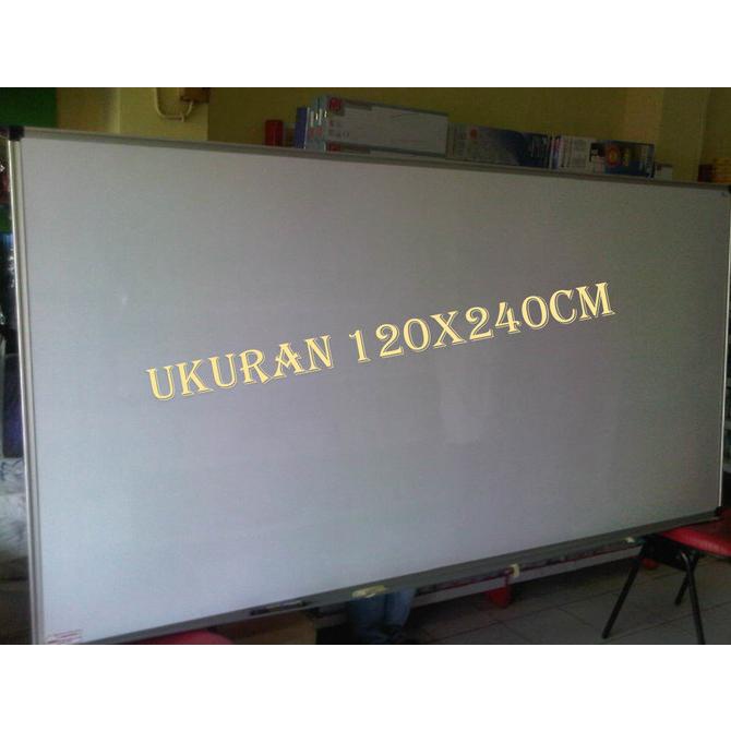 

Whiteboard SAKANA 120x240 cm Magnetic Gantung