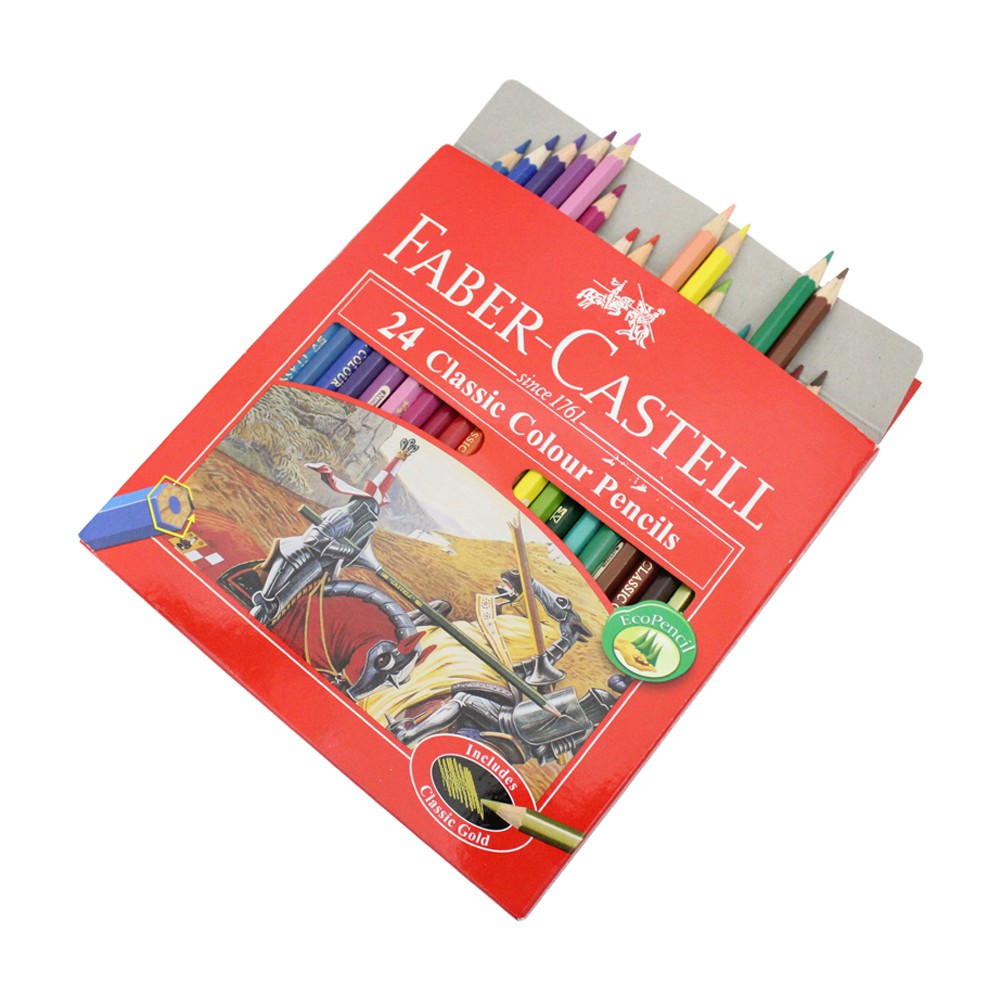 PENSIL WARNA KAYU 24 WARNA FABER CASTELL CLASSIC COLOUR - OFF-52