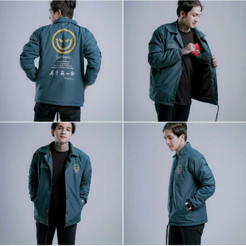 JAKET PRIA - JAKET COACH SALVIO HEXIA - JAKET COACH GENIUOS - JAKET COACH EMOJI