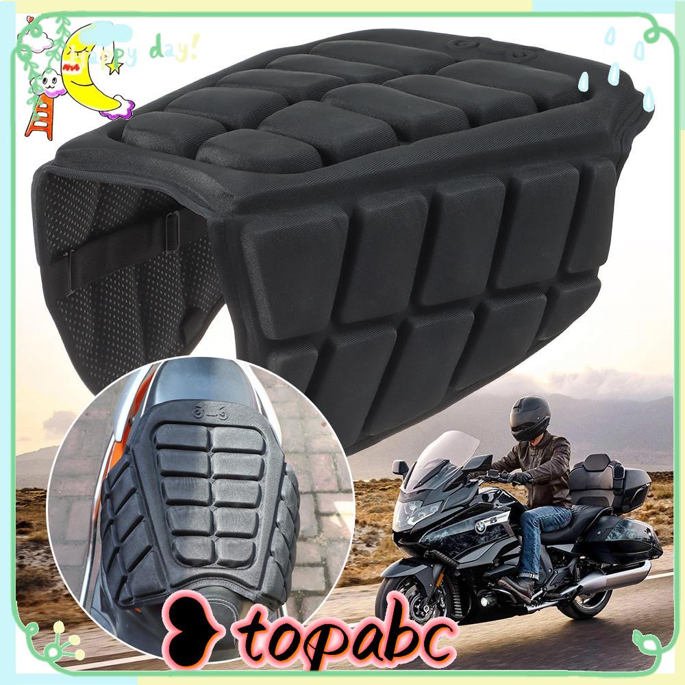 TOP High Quality Motorcycle Seat Cushion Anti Slip Motorbike Pillow Pad Gel Seat Cushion 3D Universal Sunscreen Comfort Gel Seat