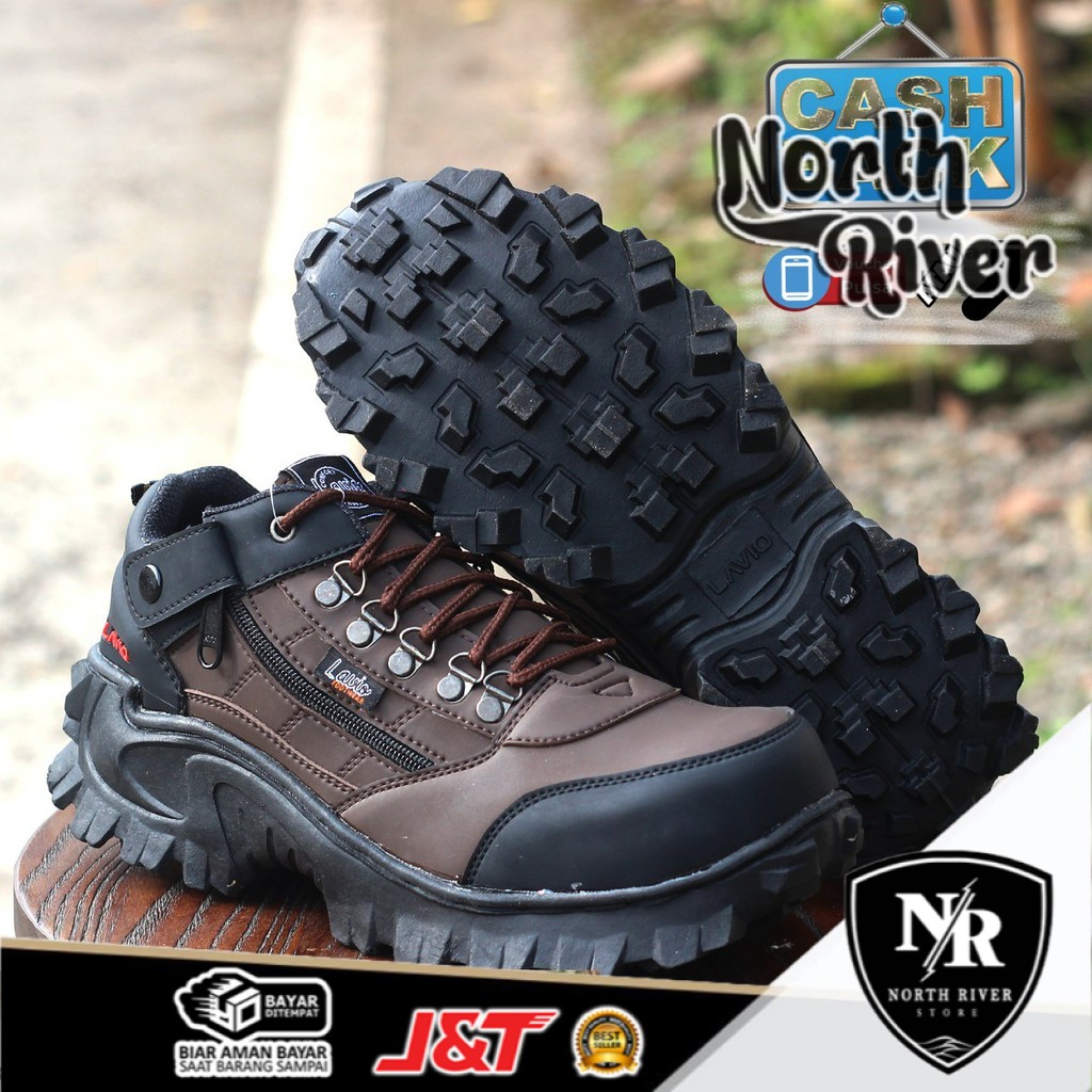 Northriver.id - SEPATU SAFETY BOOTS SIZE BESAR JUMBO 44-46 SEPATU GUNUNG LAVIO E95