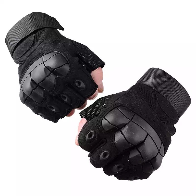 Sarung Tangan Motor Batok Half Glove Airsoft Biker Racing Army Tactical Outdoor