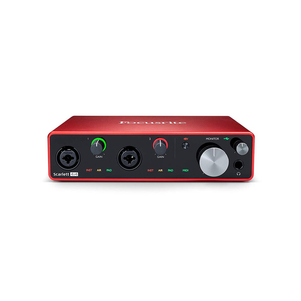 Focusrite Scarlett 4i4 3rd Gen ORIGINAL Garansi Soundcard Recording