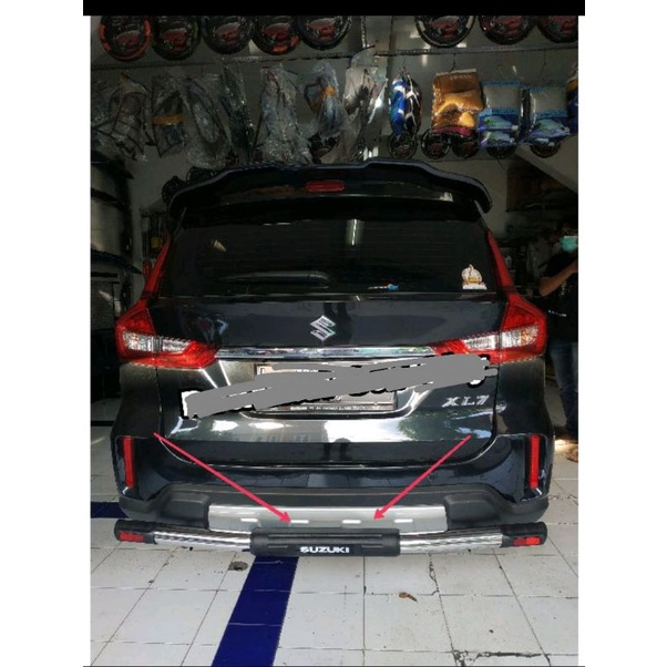 pengaman bemper tanduk belakang ERTIGA baru 2018/XL7 2018 2019 2020 2021 2022 stainless bulat