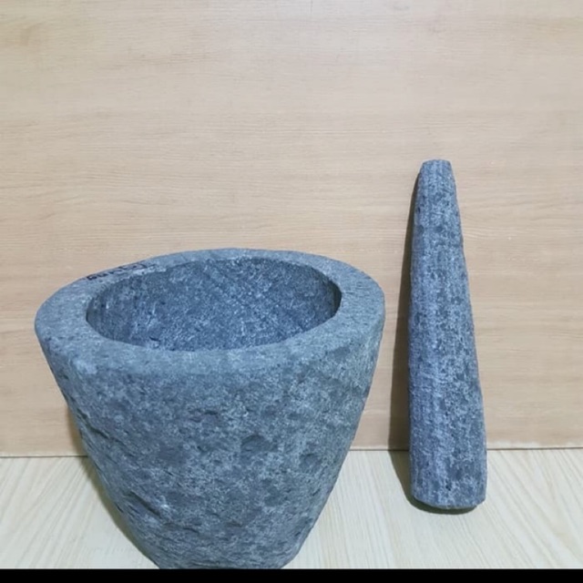 Lumpang batu asli 100% JUMBO UK 28cm