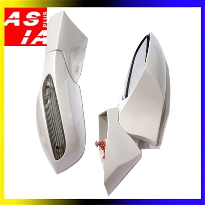 Promo KACA SPION LIPAT X1P VARIASI MOTOR YAMAHA NMAX ORI MODISH RACING WHITE Limited