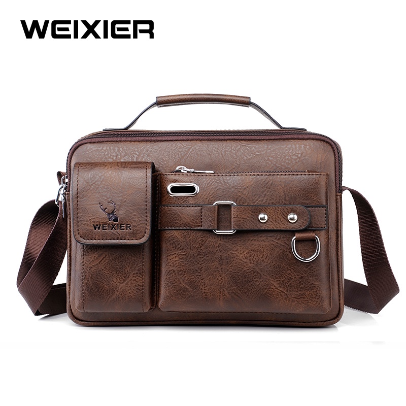 WEIXIER D234 Tas Selempang Pria Kulit Sling Bag Premium WK-SBY