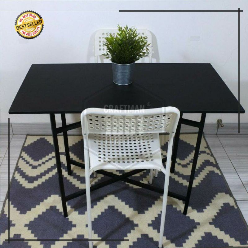 meja makan lipat 80 X 50 X 70