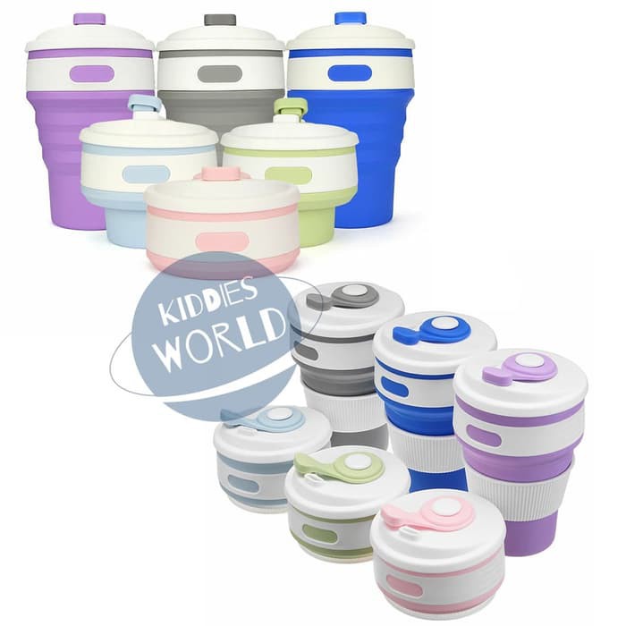 Travel Collapsible Cup / Gelas Lipat / Foldable Cup / Mirip Stojo
