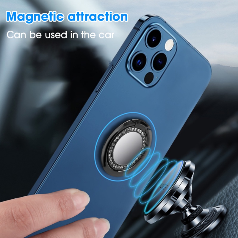 Ring Holder Hp Magnetik Bisa Berputar 360 Derajat Untuk Mobil