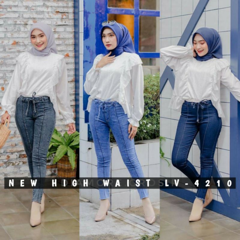 HW TALI JEANS HW LV-4210 VALERY HIGH WAIST STRETCH JEANS PREMIUM