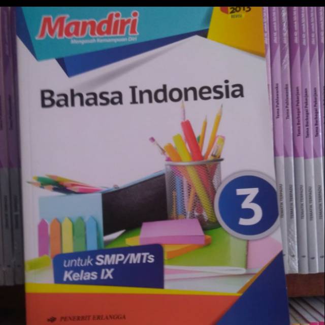 BUKU MANDIRI BAHASA INDONESIA KELAS 9 SMP ERLANGGA
