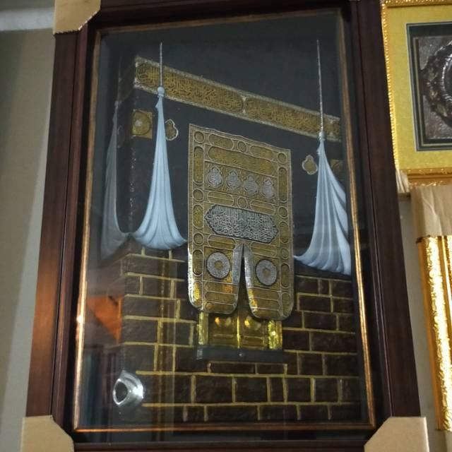 KABAH TIMBUL KAIN KISWAH PINTU KABAH 3D  FIBER