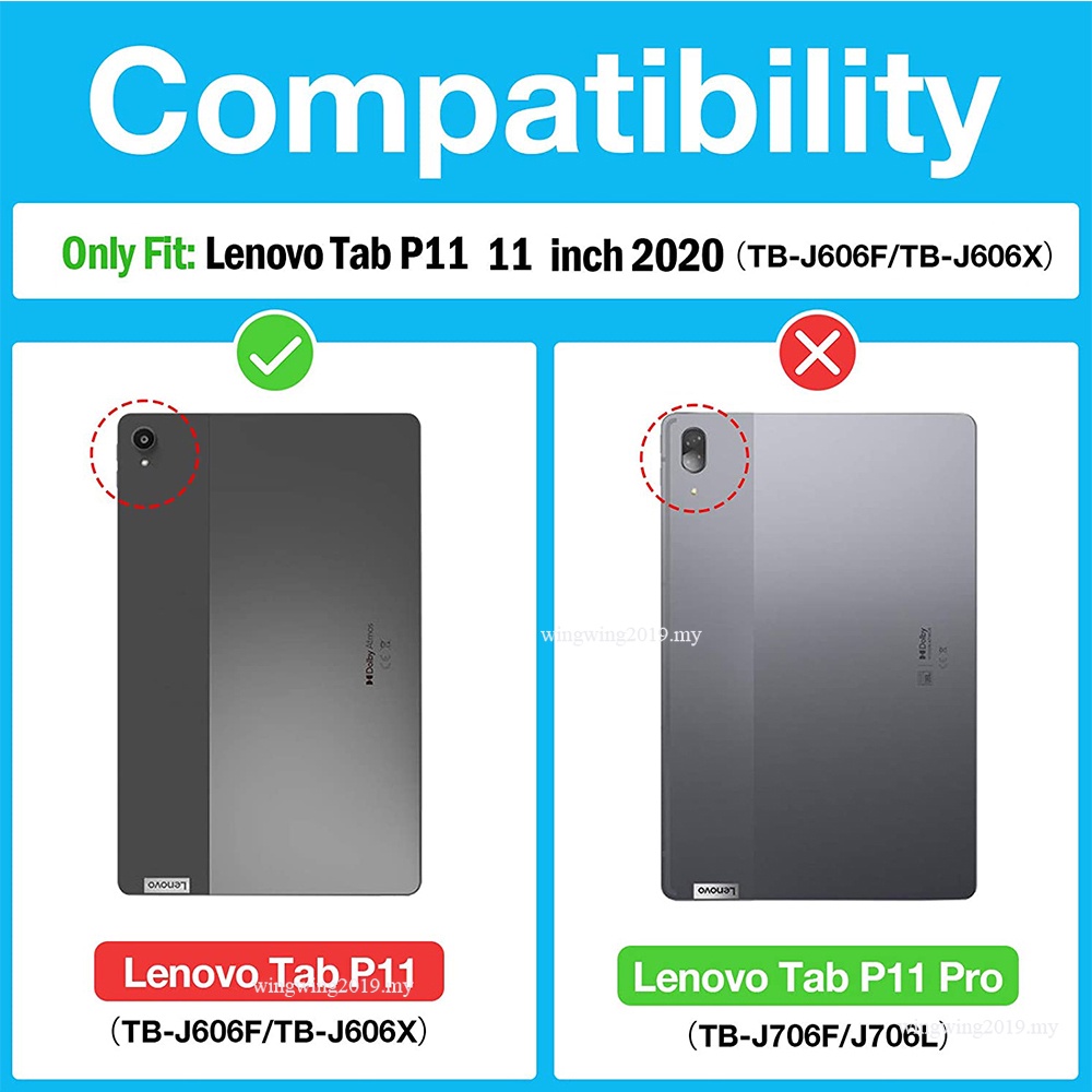 (2 Pak) Pelindung Layar Tempered Glass Untuk Lenovo Tab P11 11 2020 TB-J606F TB-J606N TB-J606L