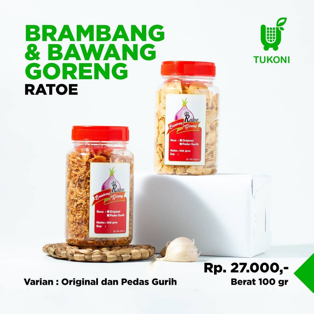 

Brambang Goreng Ratoe/Bawang Goreng Ratoe/ Brambang Bawang Goreng