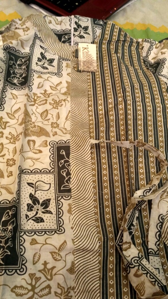 Batik Wanita Kekinian Fatima Dianara Tunik Batik Kombinasi