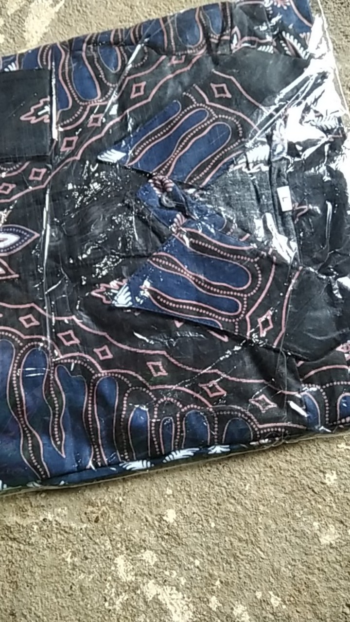 Bswartbatik Hrb026 Kenongo Hem Pendek Padi Pekalongan M L Xl Batik Pria Murah Moderngrosir