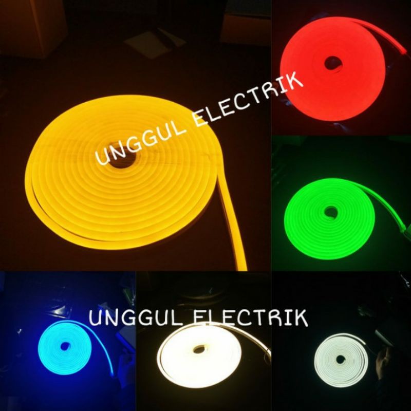 LED neon Flex 12V 5 meter bentuk nama