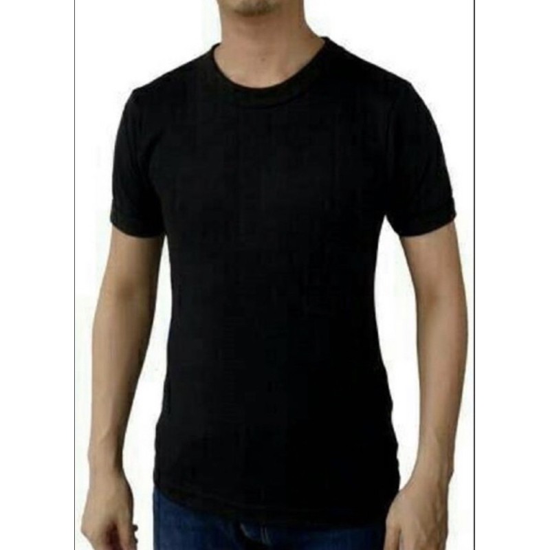 T-Shirt Oblong | Kaos Dalam Pria AGREE SPORT Hitam dan Abu-Abu