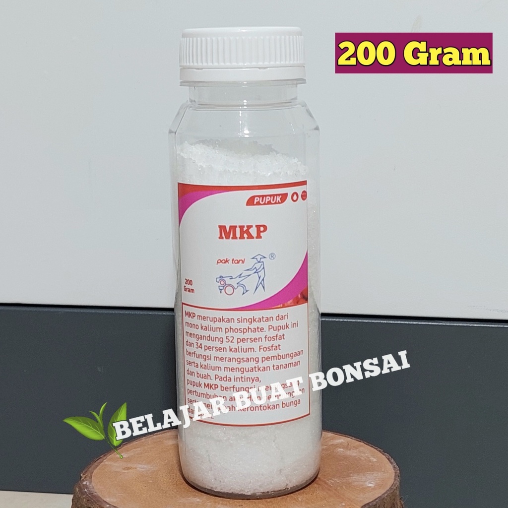 Pupuk MKP Pak Tani Mono Kalium Phosphat Buah Bunga Repack 200 Gr