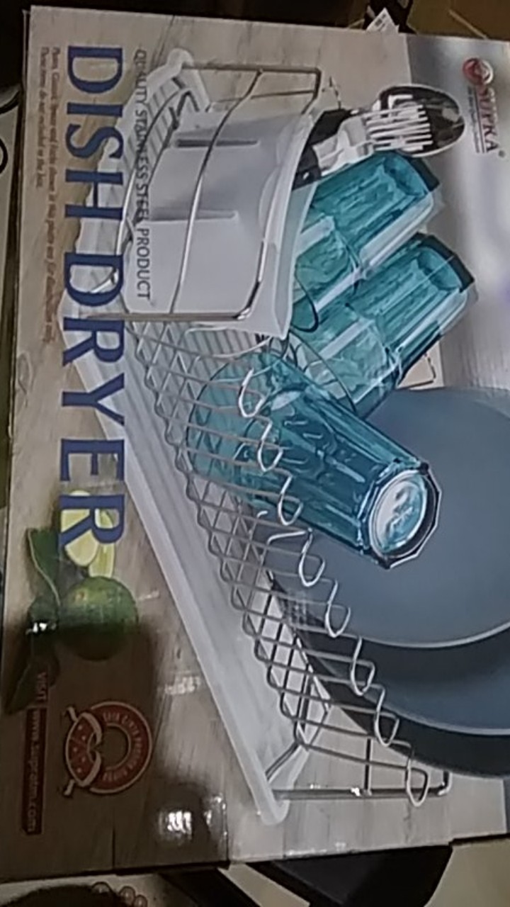 Rak Piring Stainless Steel / Tempat Piring / Baskom Cuci Piring / Dish Dryer Supra