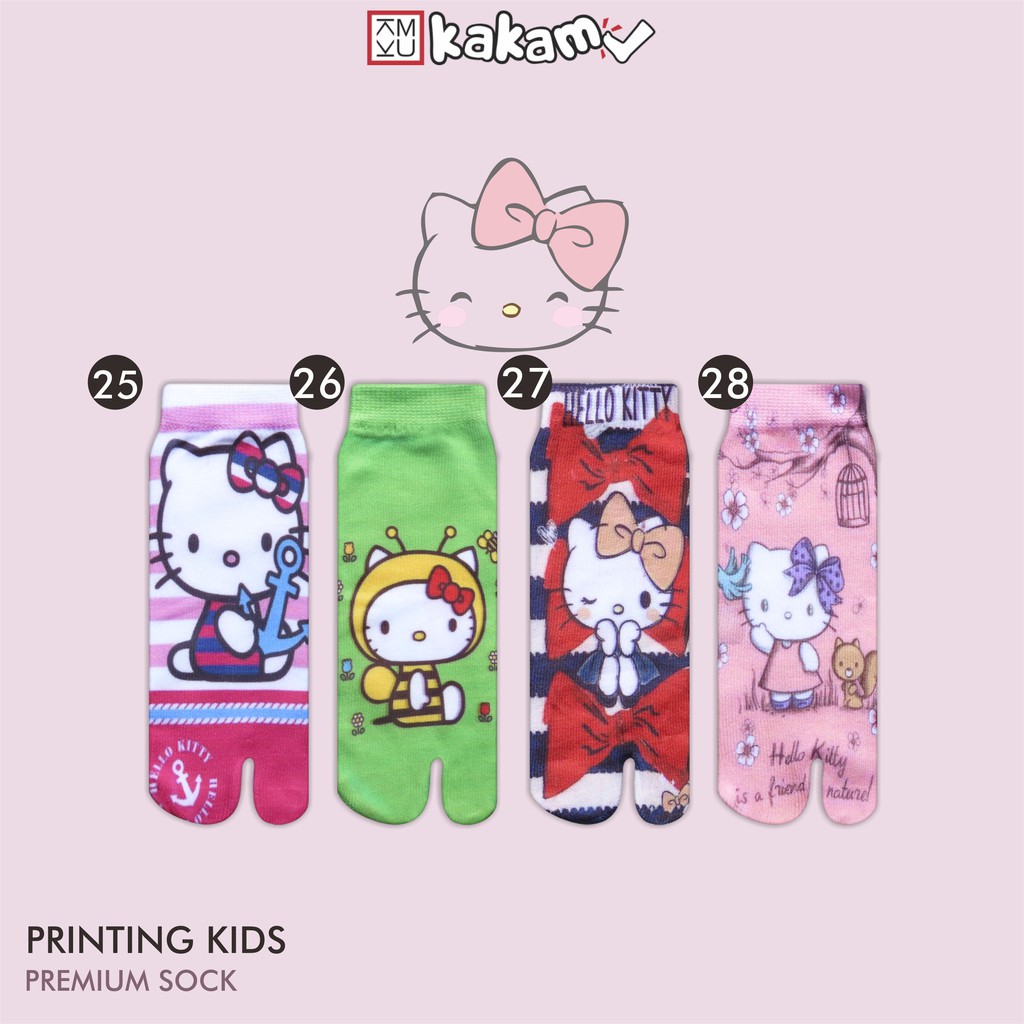 Kaos Kaki Anak Printing Karakter  2