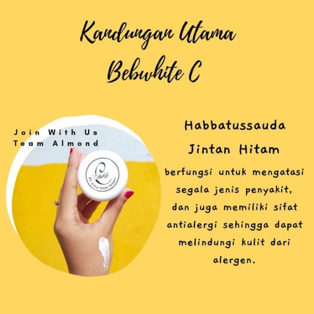 Bebwhitec bebwhite c day cream krim siang bbc