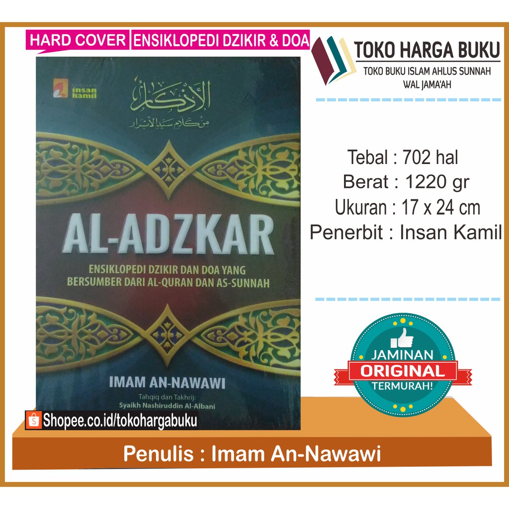 Al Adzkar Ensiklopedi Dzikir Dan Doa Penerbit Insan Kamil Shopee Indonesia