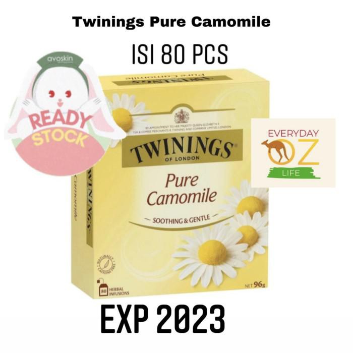 

PROMO! Twinings Pure Camomile Tea 80 pcs | Teh Kemasan