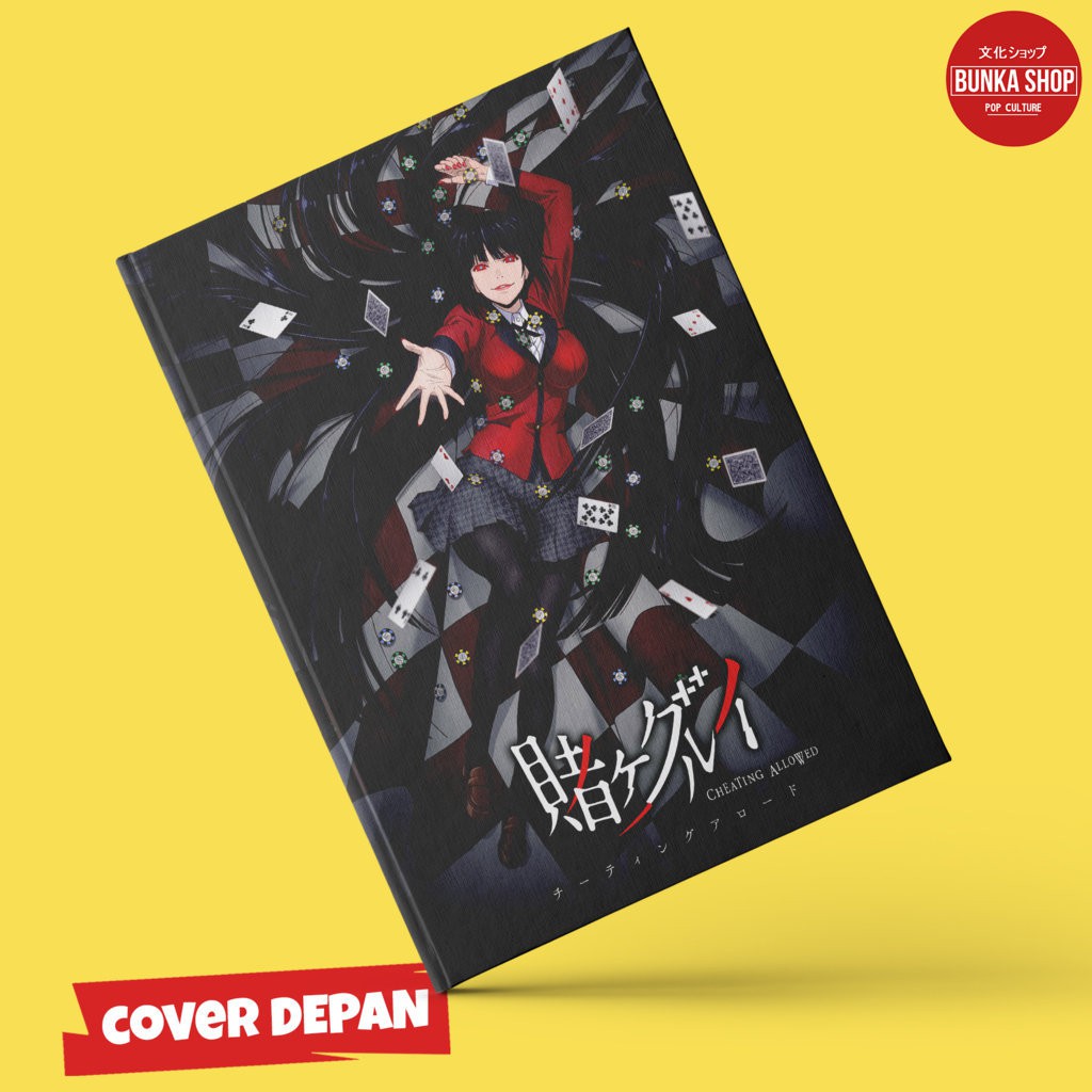 

Note Book Hardcover Anime Kakegurui Yumeko Ukuran A5 Jurnal Agenda Planner Gift Couple