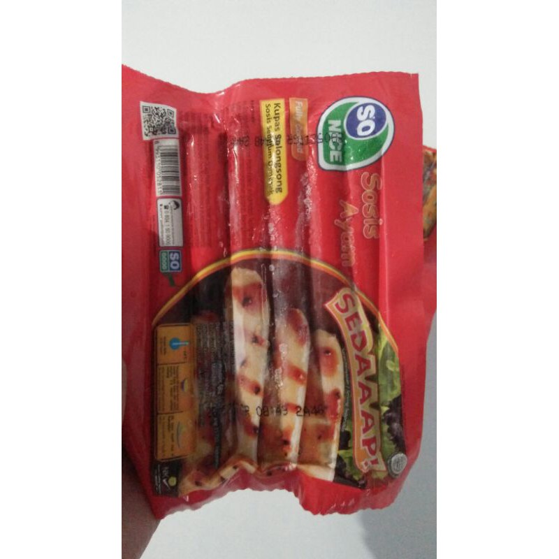 

Sosis Ayam So nice 375 gr / Frozen Food