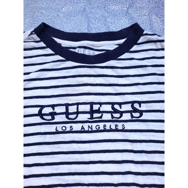 kaos guess stripe second original