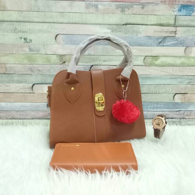 Tas paket 3in1 pompom