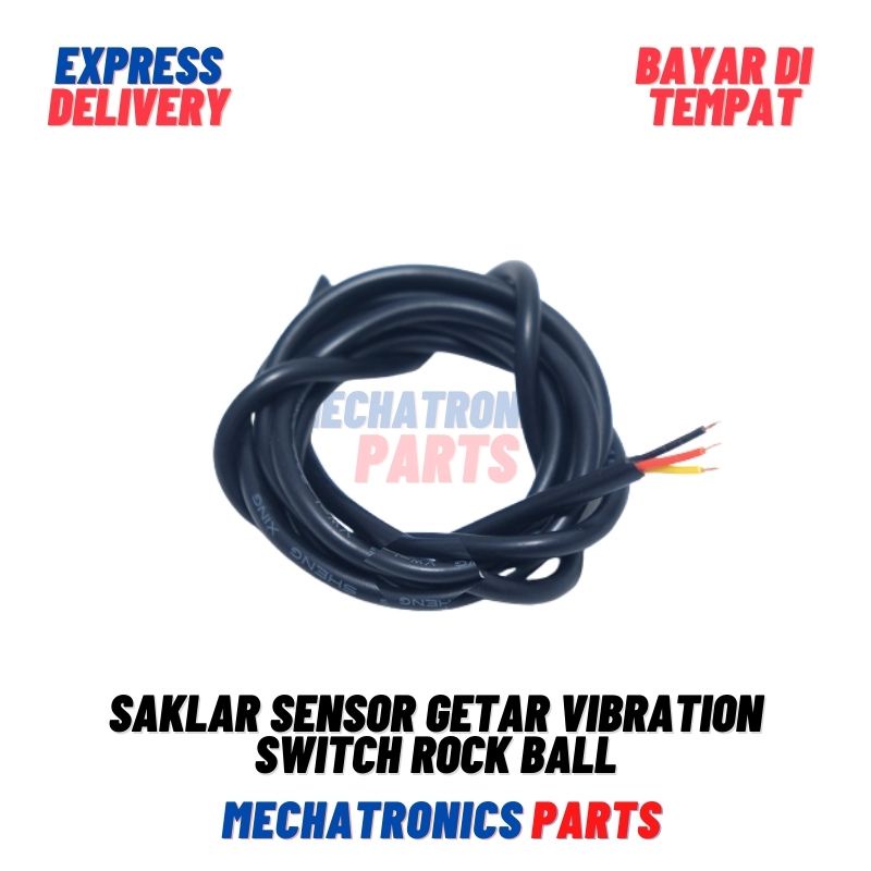 Kabel AWG24 3 Jalur + Selongsong 1Meter