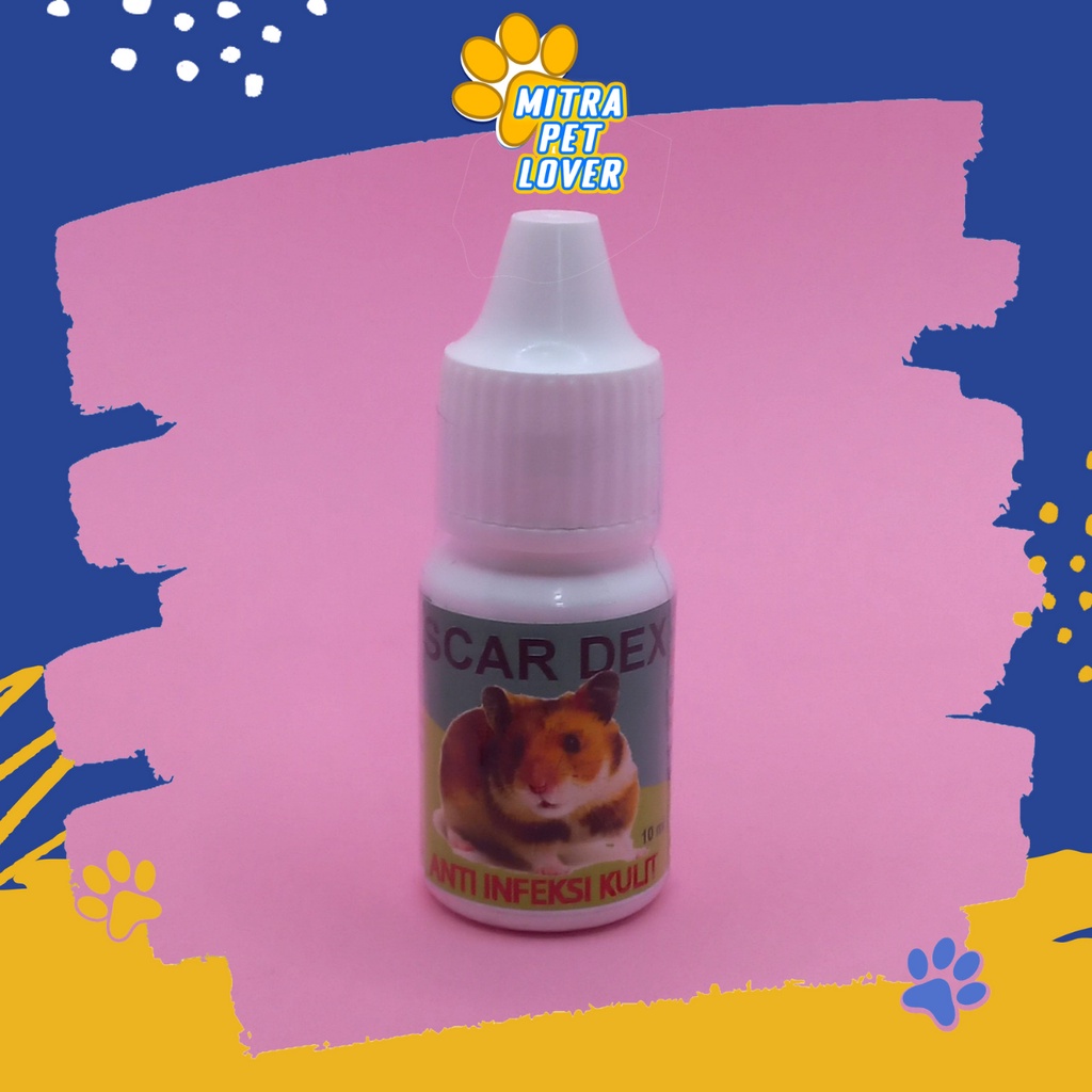 OBAT ANTI INFEKSI KULIT HAMSTER - SCARDEX DROP 10 ML - ANTI SCABIES KUDIS KORENG EKSIM &amp; GATAL LUKA KULIT - MURAH GARANSI ASLI KUALITAS - PET ANIMAL HEALTHCARE &amp; VETERINARY TAMASINDO OBAT KESEHATAN &amp; VITAMIN TERNAK HEWAN BINATANG PELIHARAAN MITRAPETLOVER