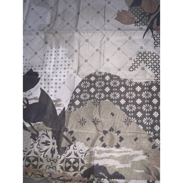 SEGIEMPAT VOALDENAY KW PREMIUM / HIJAB JILBAB SQUARE VOAL MOTIF LASER CUT-Motif 29