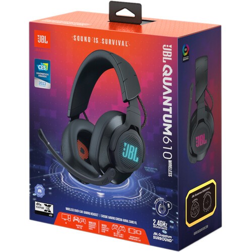 JBL Quantum 610 Wireless Over Ear Gaming Headset Headphone Q610