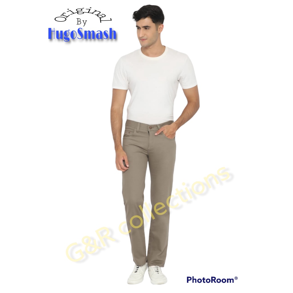 Celana Panjang Pria Big Size Celana Panjang Standar Kanvas Soft Celana Panjang Standar Reguler Warna