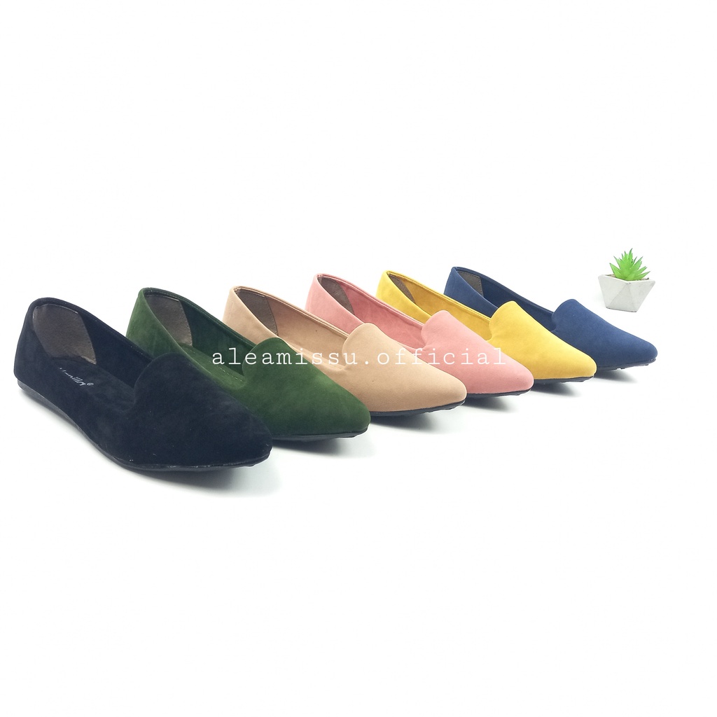 VNL 1001 Sureka Flatshoes | Sepatu Wanita | Sepatu Flatshoes | Flatshoes Casual | Sepatu Ballerina