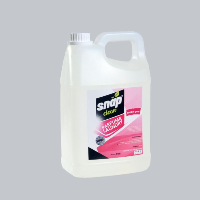 snap clean parfum laundry black, bubble gum, ariana dan blue 4L keluar kota