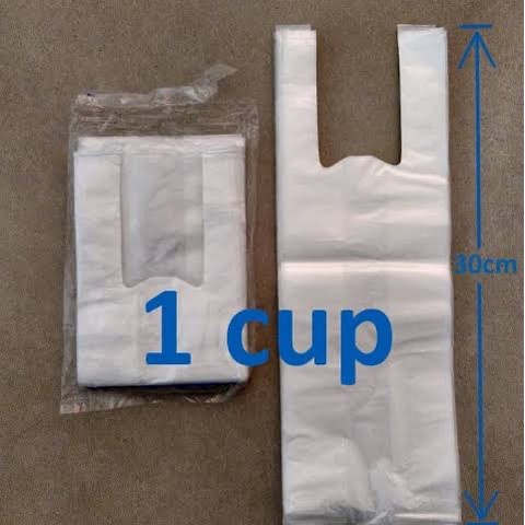 KRESEK KANTONG PLASTIK cup 1pack/1bks