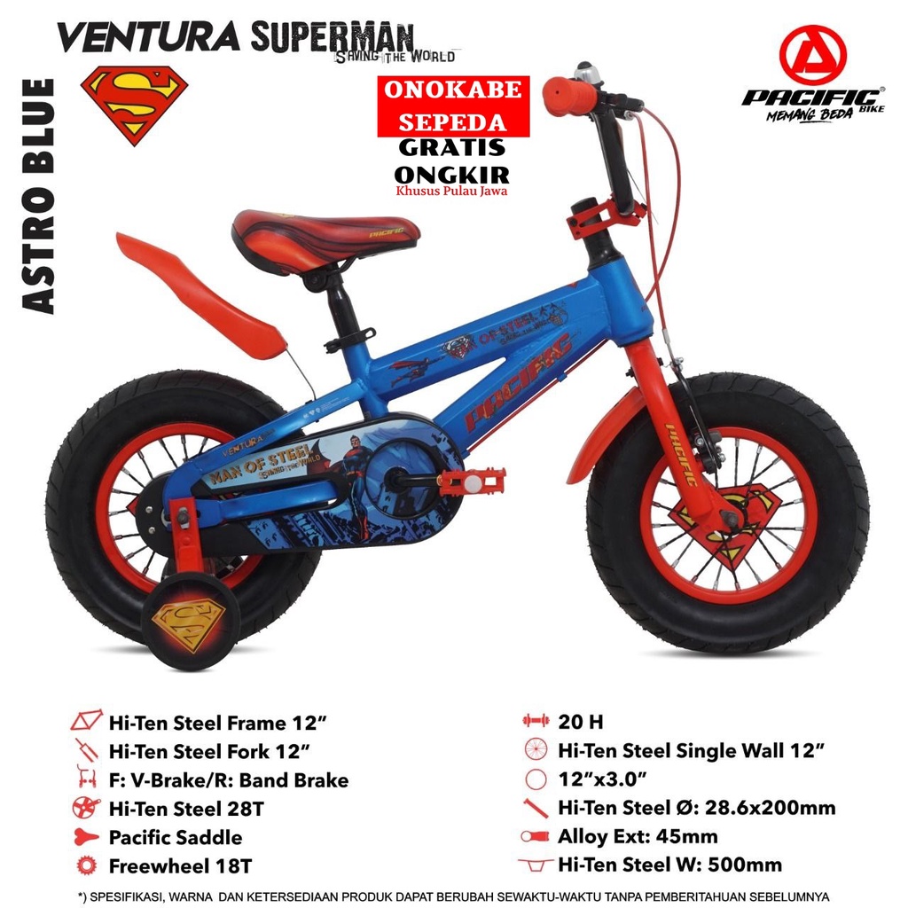 BMX 12 PACIFIC VENTURA SUPERMAN BAN 3.0