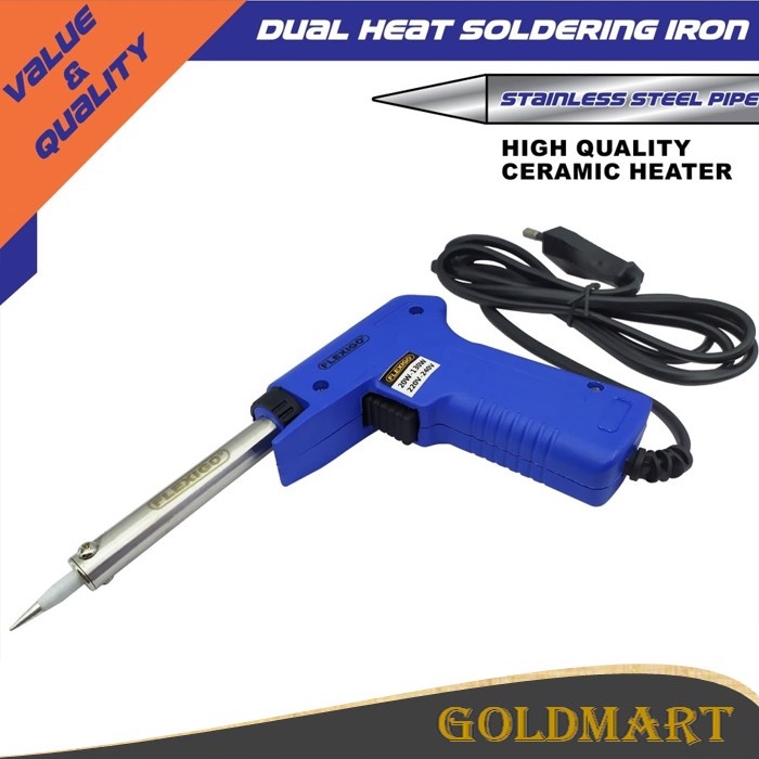 Solder Gun Listrik Dual 20-130 Watt Flexigo Dual Heat/ Soldering Iron