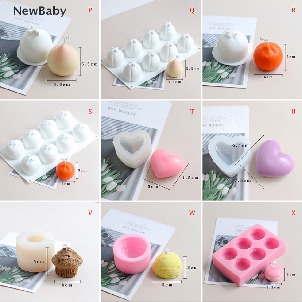 Cetakan Kue Mousse Dessert Bentuk Buah 3d Bahan Silikon